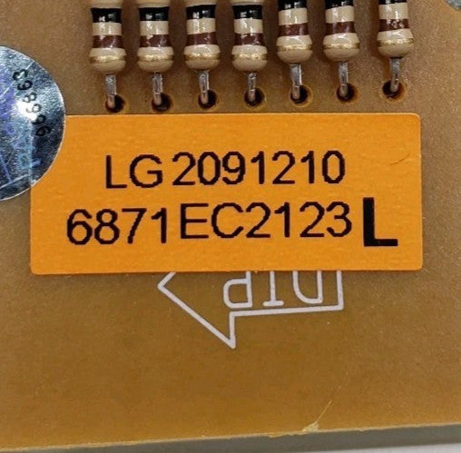 OEM Replacement for LG Dryer Control Board 6871EC2123L+ EBR33640911
