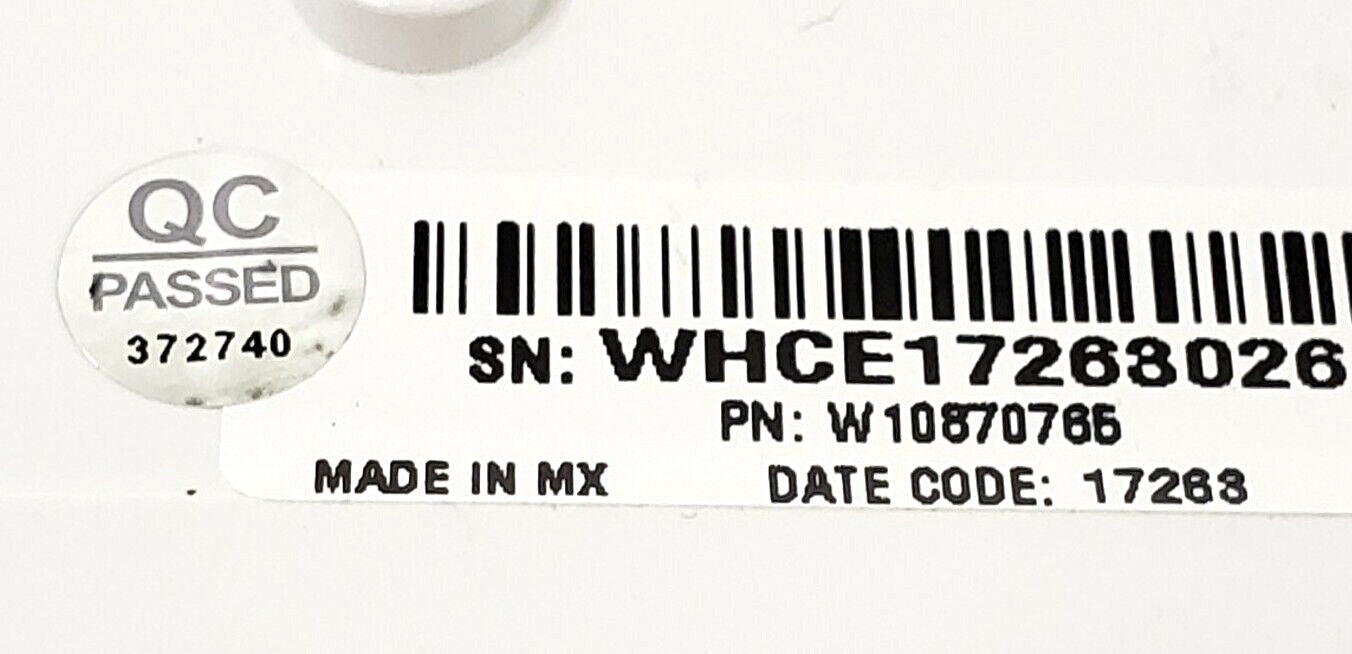 Replacement for Whirlpool Washer Control Panel W10870765 W10596694