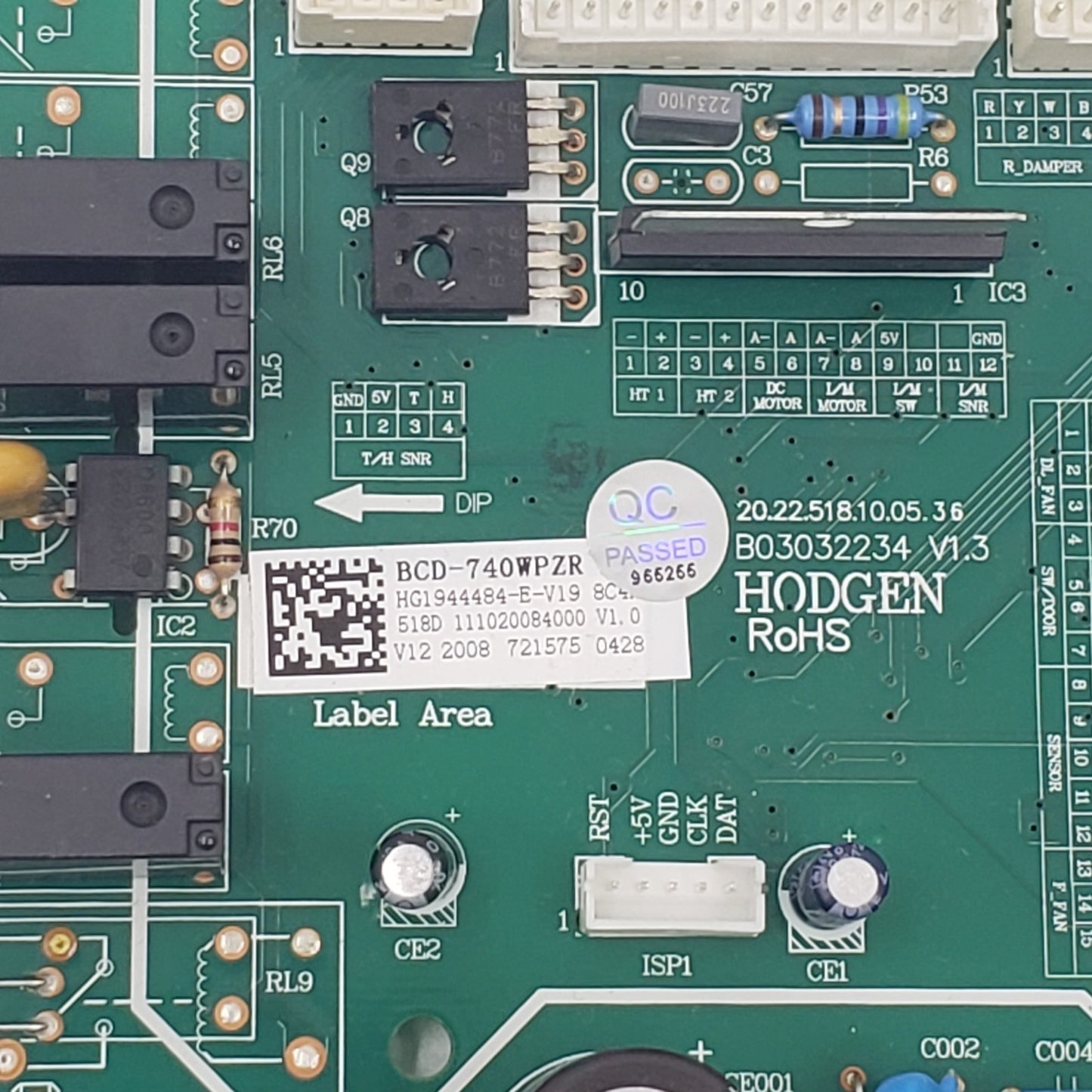 OEM Replacement for Whirlpool Fridge Control Board 111020084000