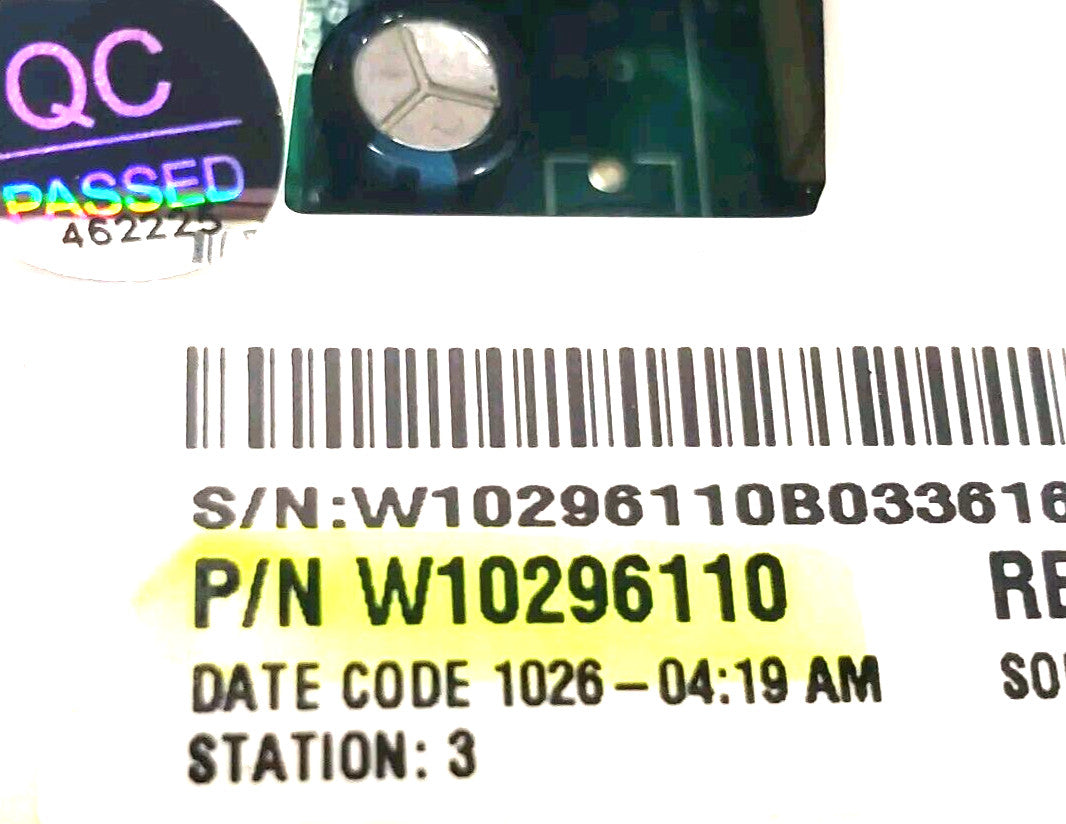 OEM Crosley Washer Control W10393848 W10296110