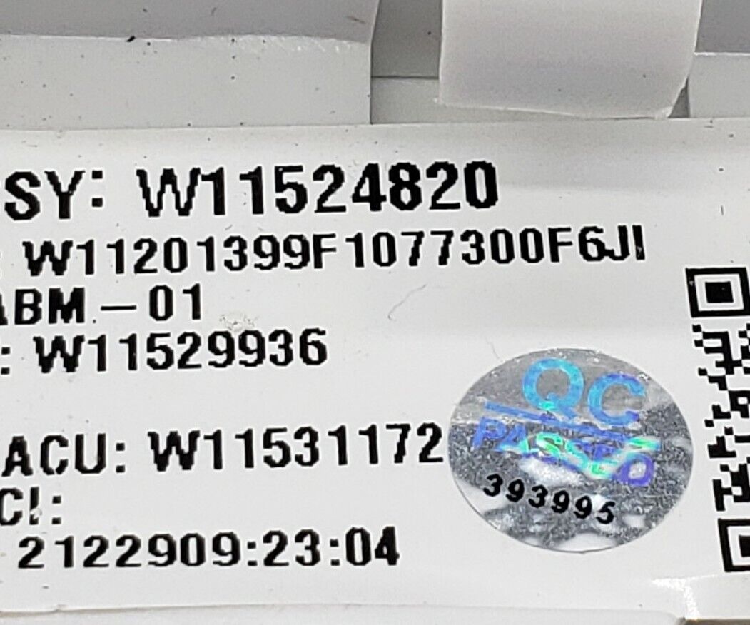 OEM Replacement for Whirlpool Washer Control Board W11524820 ⭐