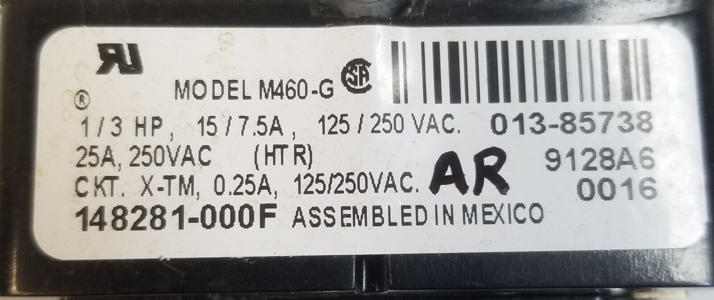 Replacement for Frigidaire Dryer Timer 148281-000F