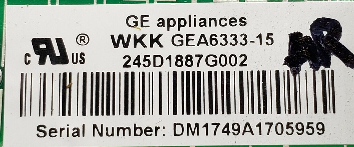 OEM Replacement for GE Fridge Control 245D1887G002