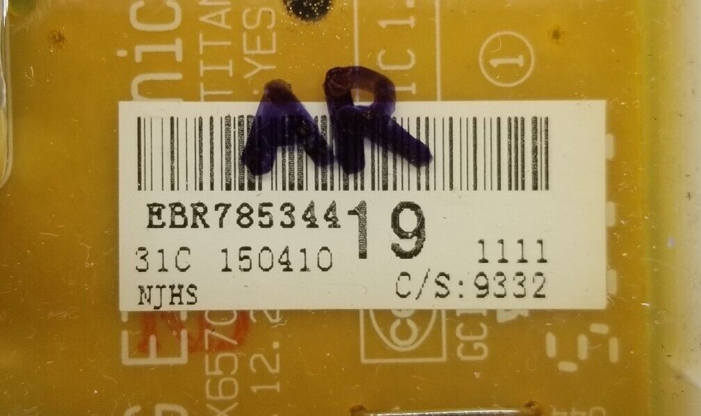 Genuine OEM Replacement for LG Washer Control Board EBR78534419