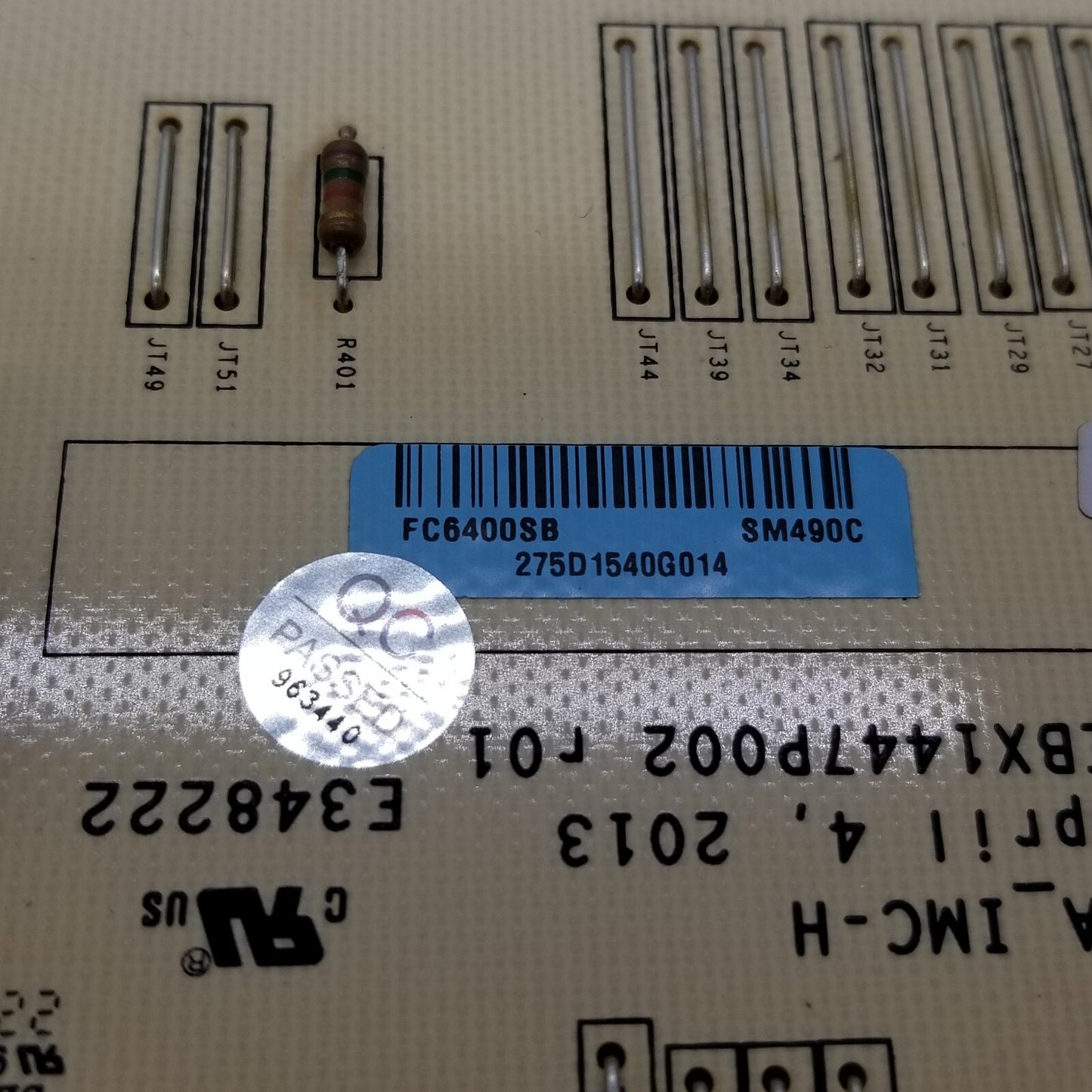 OEM Replacement for GE Washer Control Board 275D1540G014