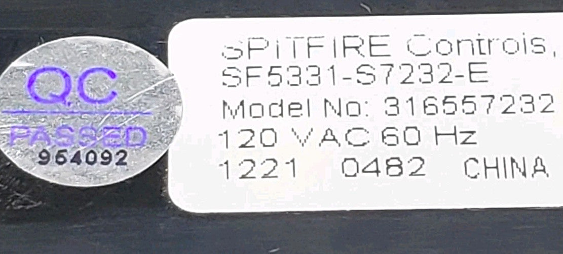 OEM Replacement for Kenmore Range Control 316557232