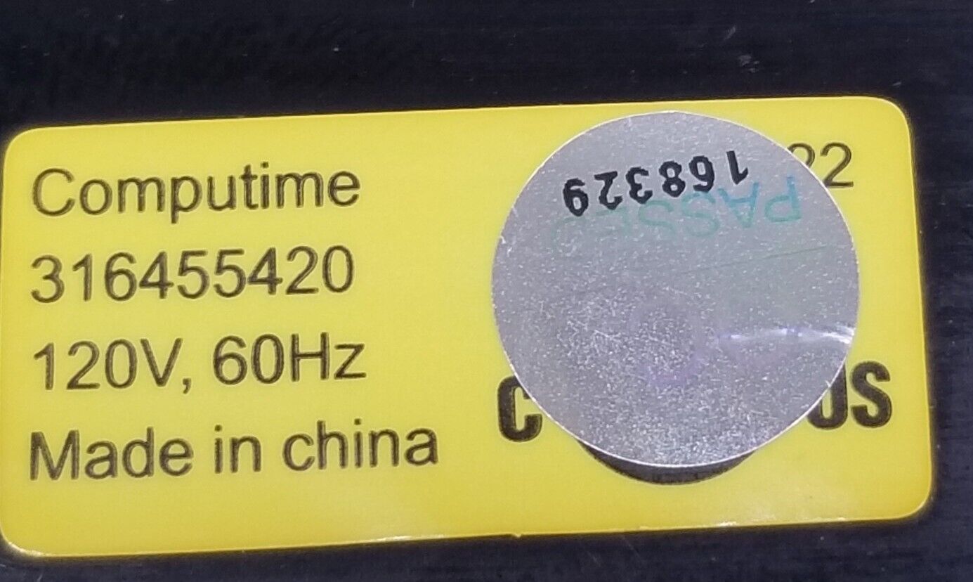 OEM Replacement for Kenmore Range Control 316455420