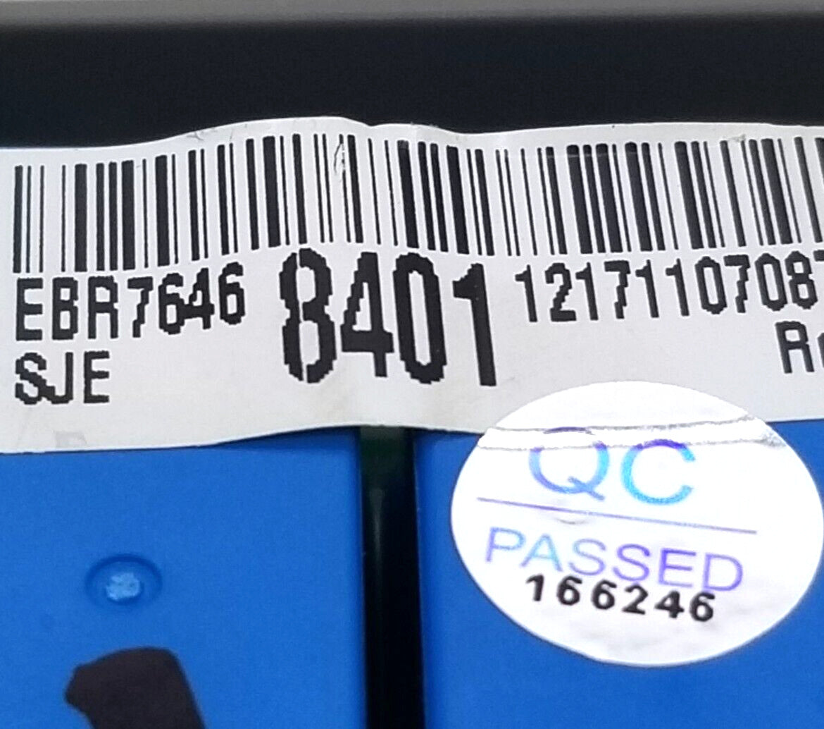 OEM Replacement for LG Refrigerator Control EBR76468401
