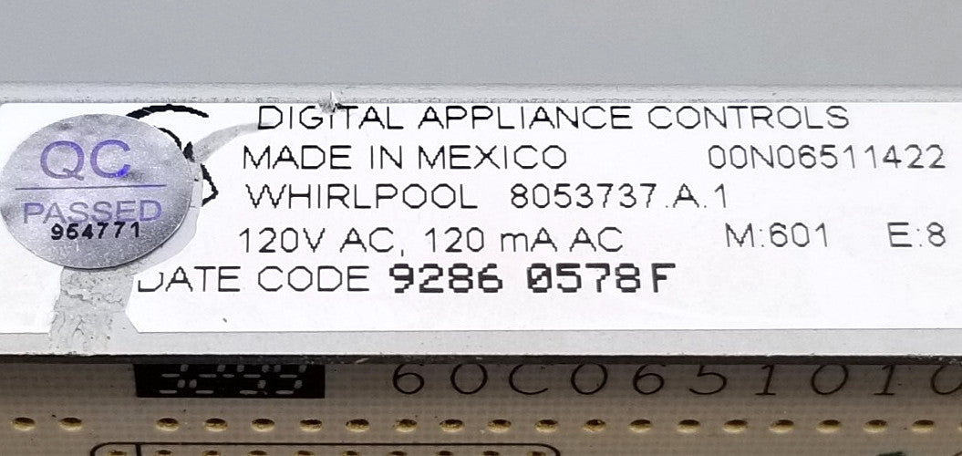OEM Replacement for Kenmore Oven Control 8053737
