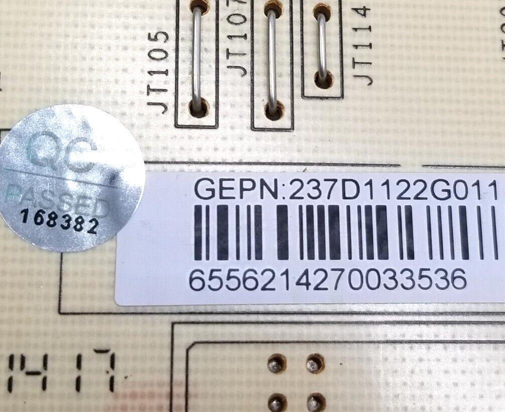 OEM Replacement for GE Washer Control 237D1395G021