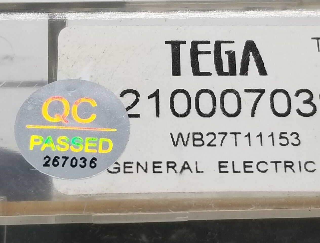 OEM Replacement for GE Range Control WB27T11153
