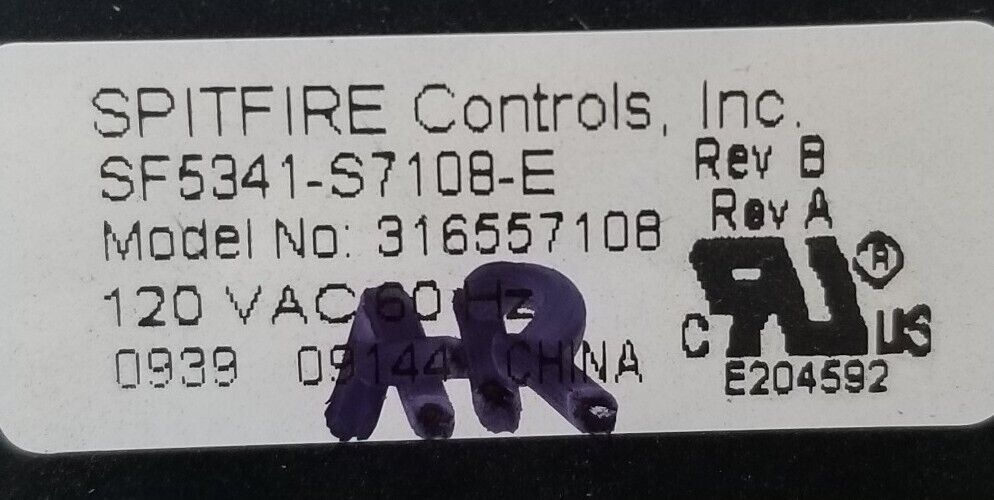 Genuine OEM Replacement for Frigidaire Oven Control 316557108