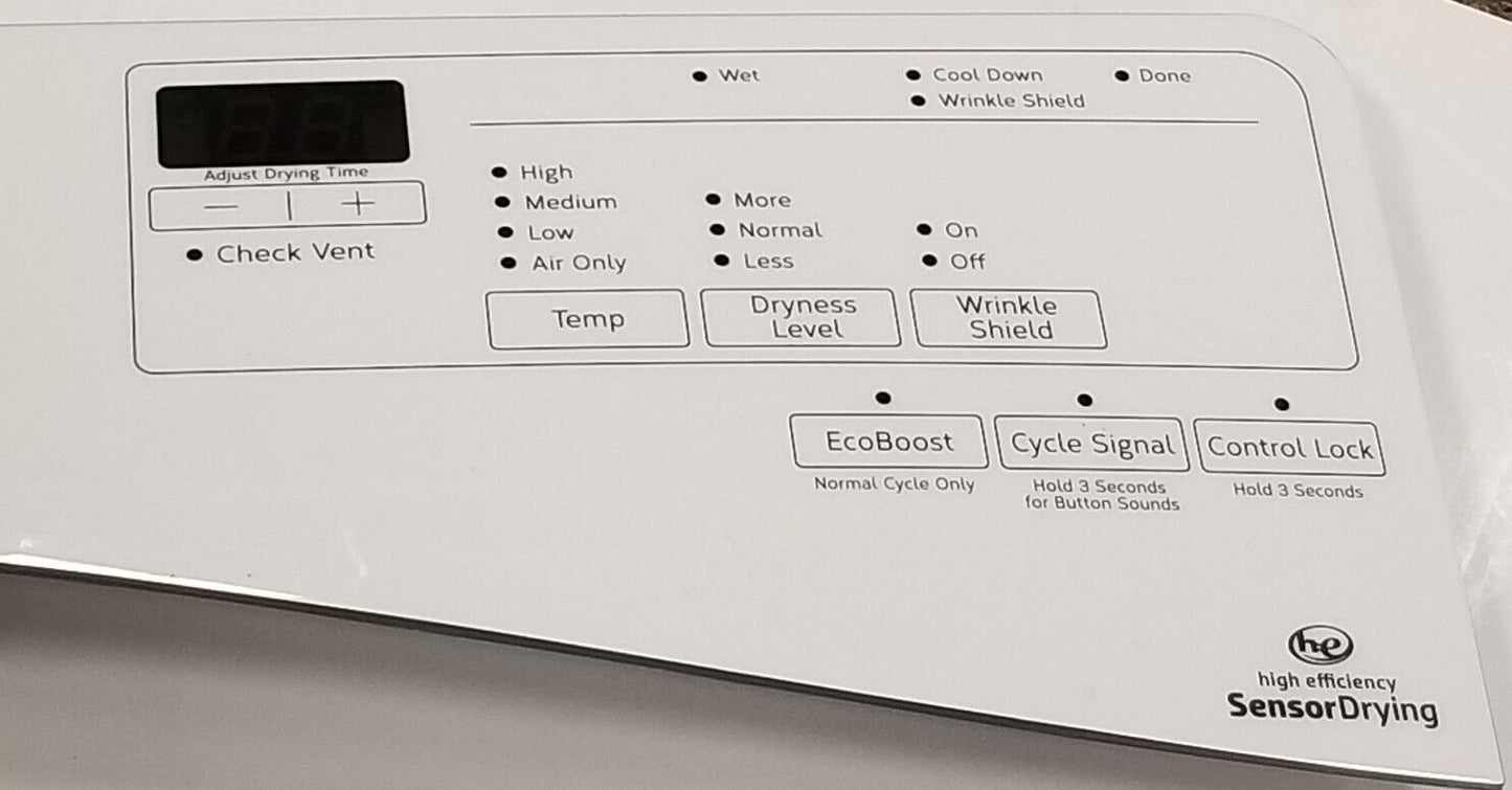 OEM Replacement for Whirlpool Dryer Control W10783677
