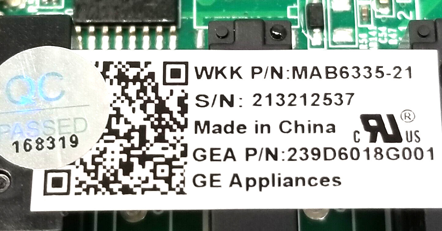 OEM Replacement for GE Refrigerator Control 239D6018G001