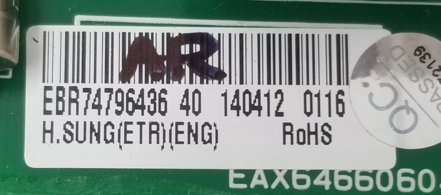 OEM Replacement for LG Refrigerator Control EBR74796436