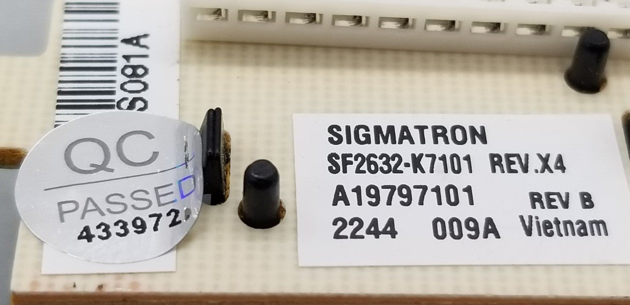 OEM Replacement for Frigidaire Fridge Control A19797107