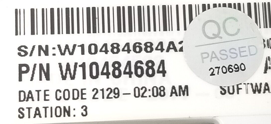 Genuine OEM Replacement for Roper Washer Control Board W10484684