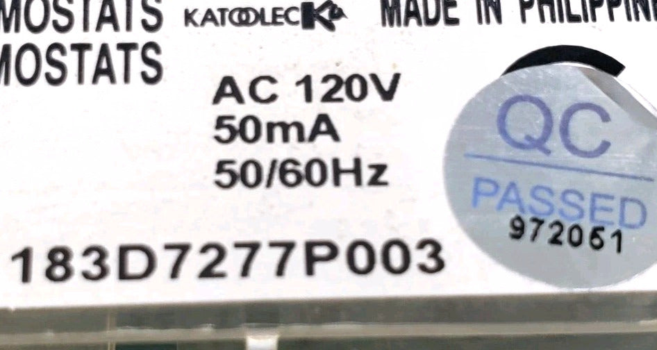 OEM Replacement for GE Oven Control 183D7277P003 WB27K10048