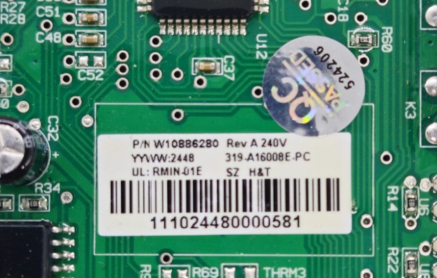 OEM Replacement for Whirlpool Fridge Control Board W10886280