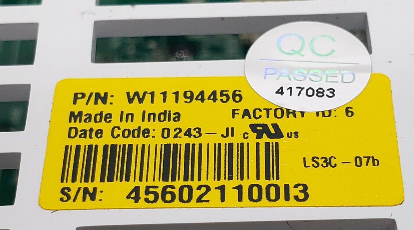OEM Replacement for Whirlpool Dryer Control W11194456
