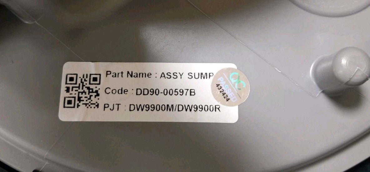 New OEM Replacement for Samsung Sump Assembly DD90-00597B