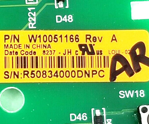 Replacement for Whirlpool Dryer Control W10051166 W10051165 ⭐