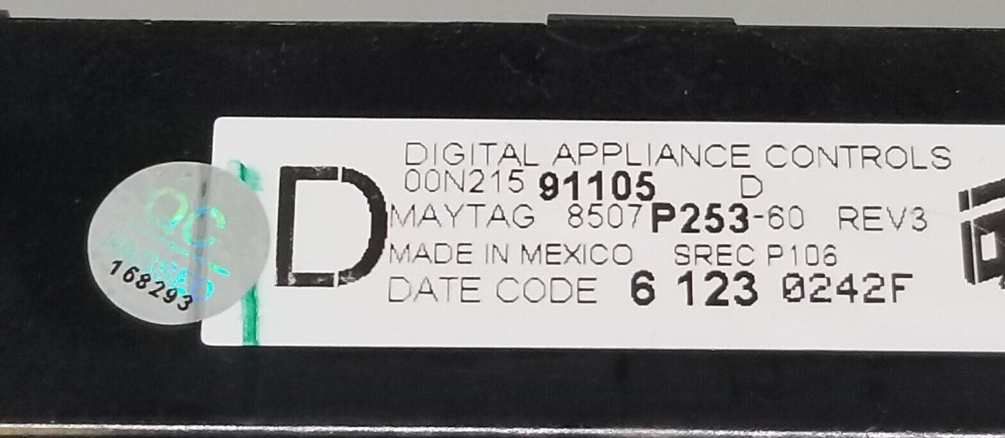 OEM Replacement for Maytag Oven Control 8507P253-60