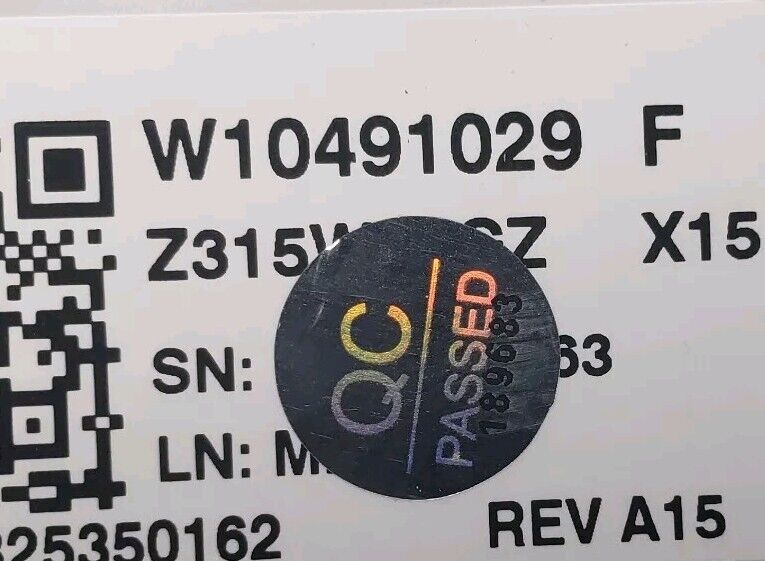 OEM Replacement for Maytag Washer Control W10491029