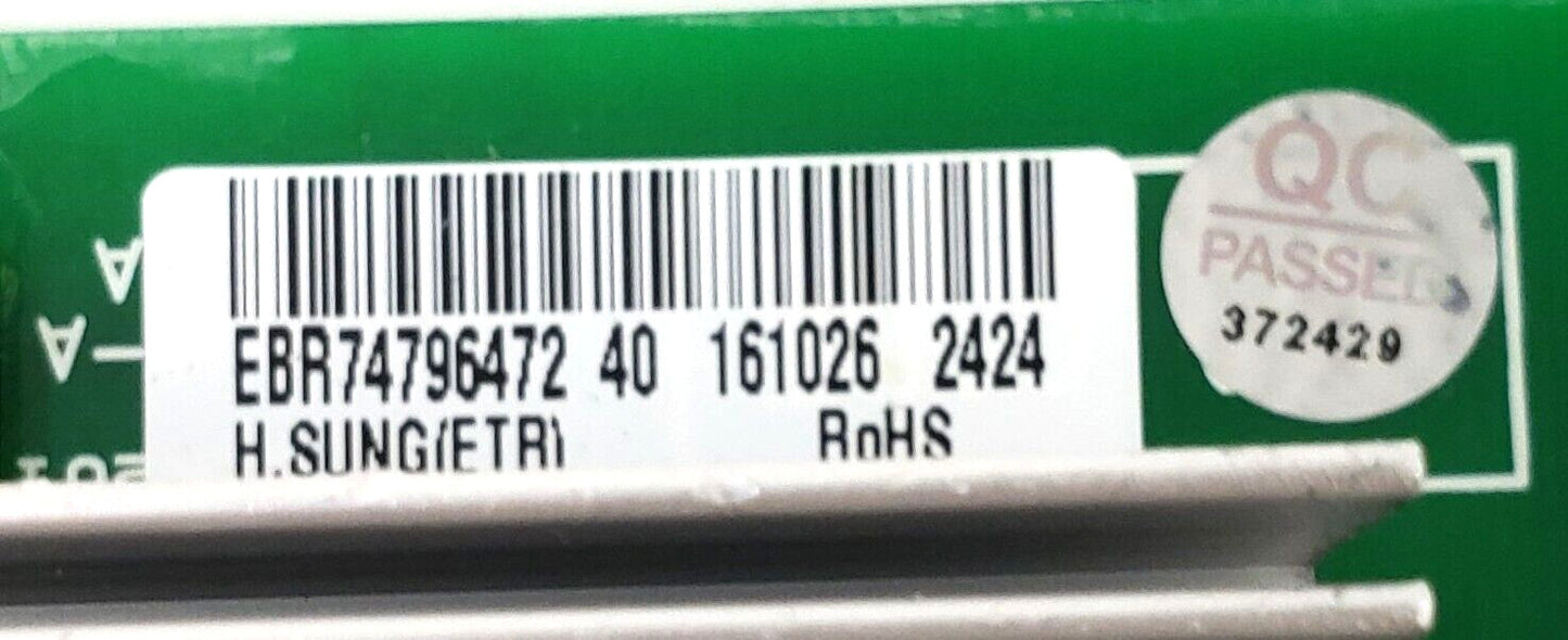 Genuine OEM Replacement for LG Refrigerator Control Board EBR74796472