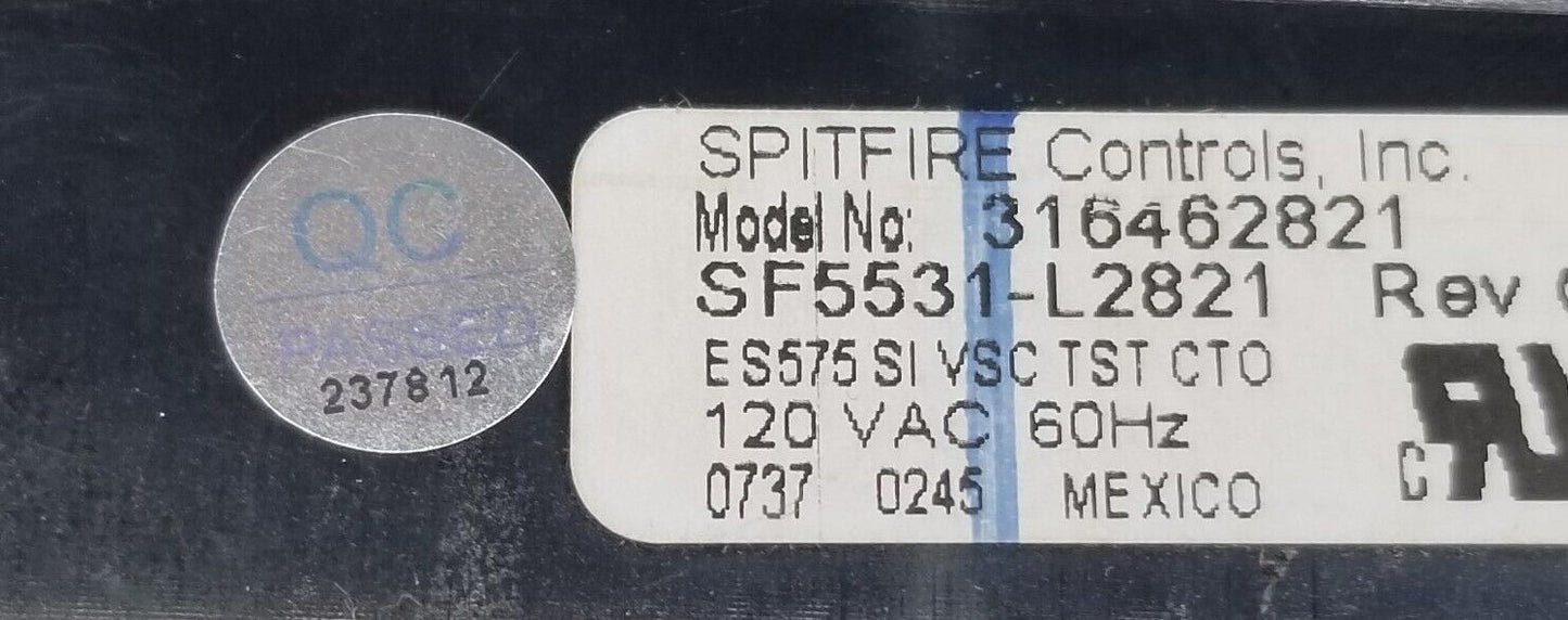 OEM Replacement for Kenmore Range Control 316462821