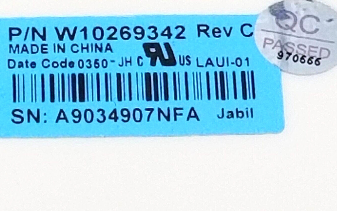 OEM Replacement for Whirlpool Dryer Control W10269342