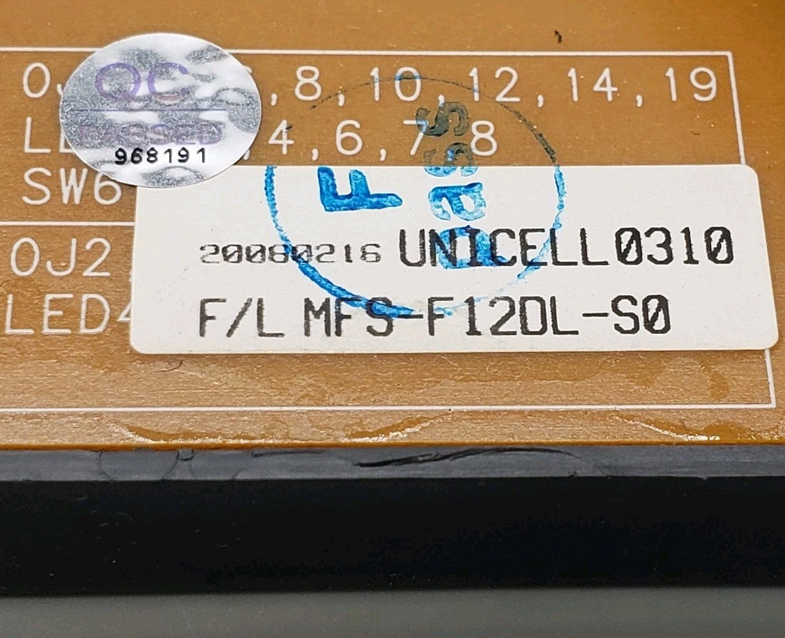 OEM Replacement for Samsung Dryer Control MFS-F12DL-S0