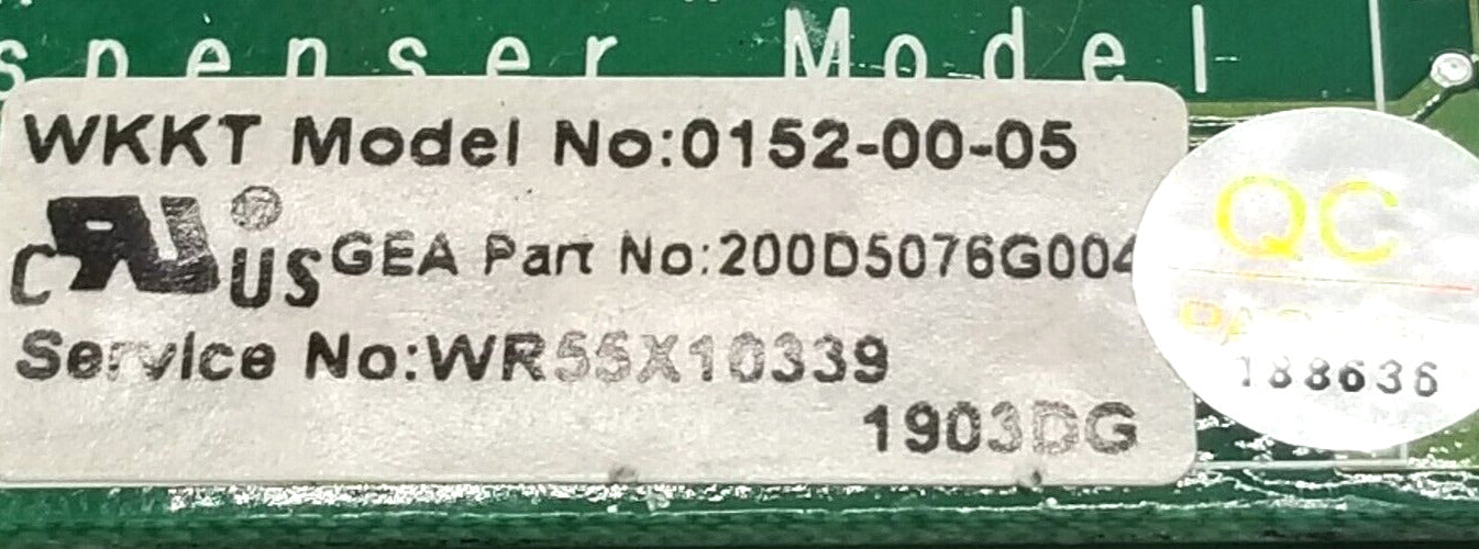 OEM Replacement for GE Fridge Control 200D5076G004
