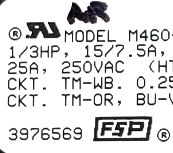 OEM Replacement for Whirlpool Dryer Timer 3976569
