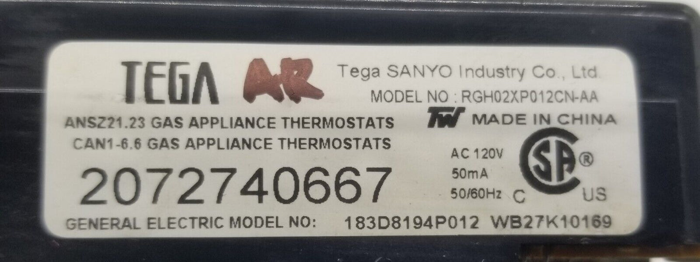 Genuine OEM Replacement for GE Range Control WB27K10169