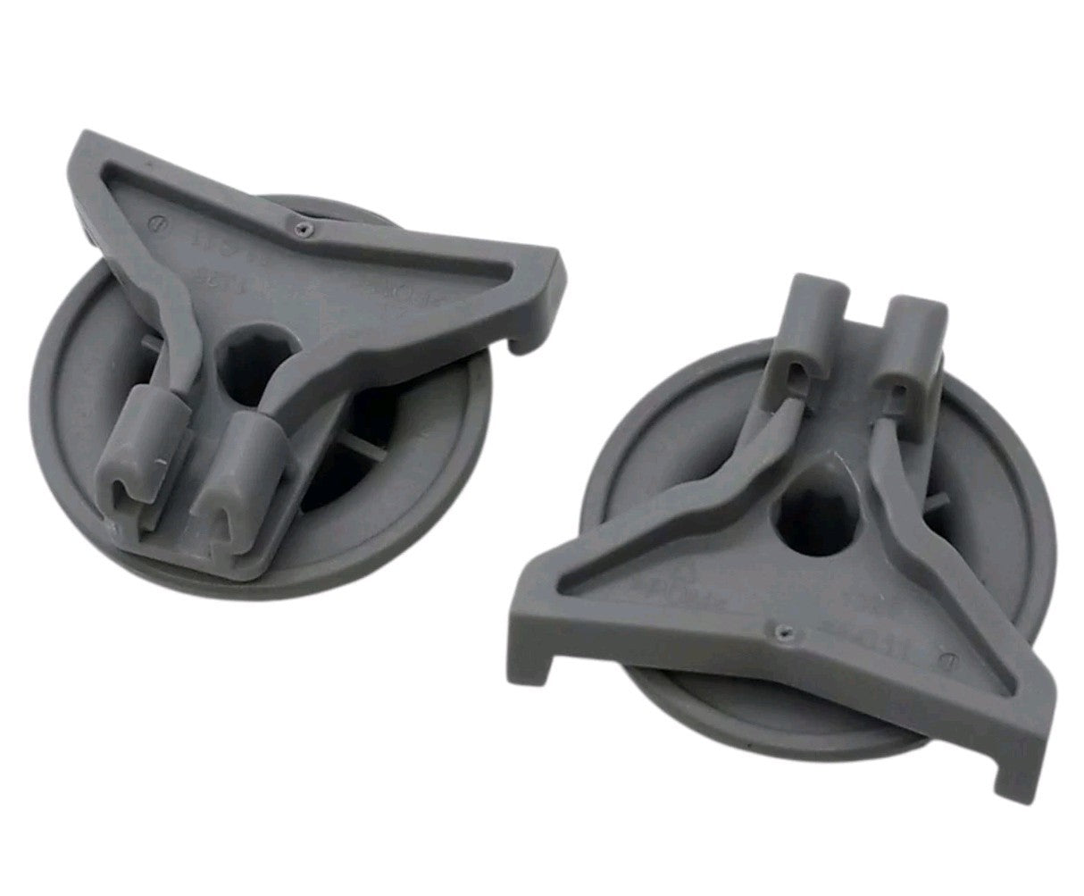 New OEM Replacement for Bosch Dishwasher Wheel 2 Pk 10014039