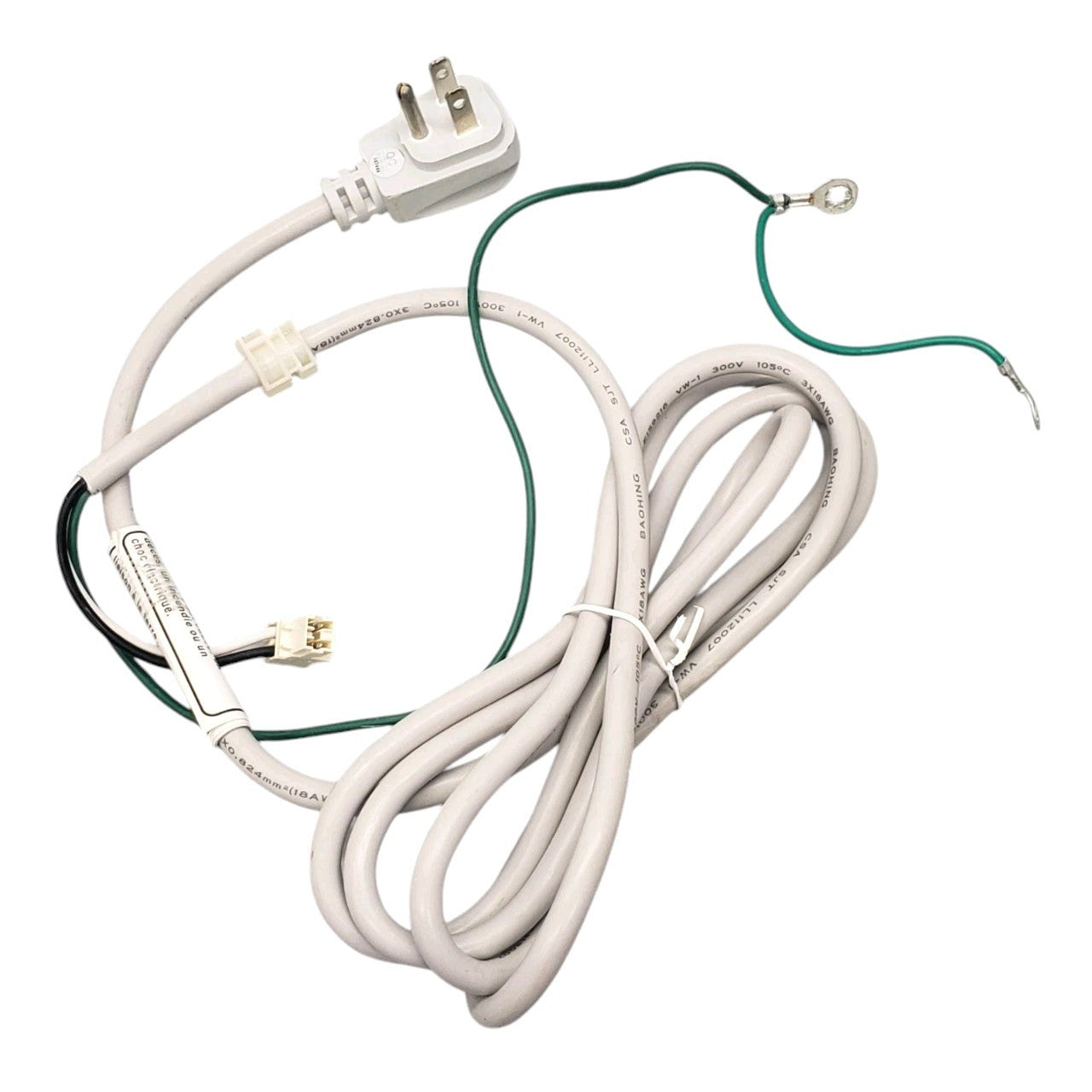 New Genuine OEM Replacement for Fisher Paykel Fridge Power Cord 837802