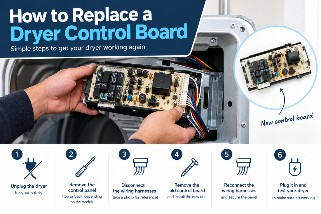 How to Replace a Dryer Control Board