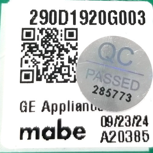 New OEM Replacement for GE Washer Control Board 290D1920G003 WH22X35537
