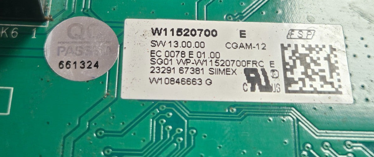 OEM Replacement for Whirlpool Range Control W11520700