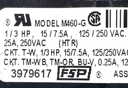 OEM Replacement for Whirlpool Dryer Timer 3979617 8299782