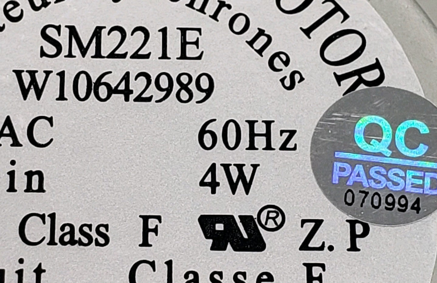 OEM Replacement for Whirlpool Microwave Turntable Motor W10642989