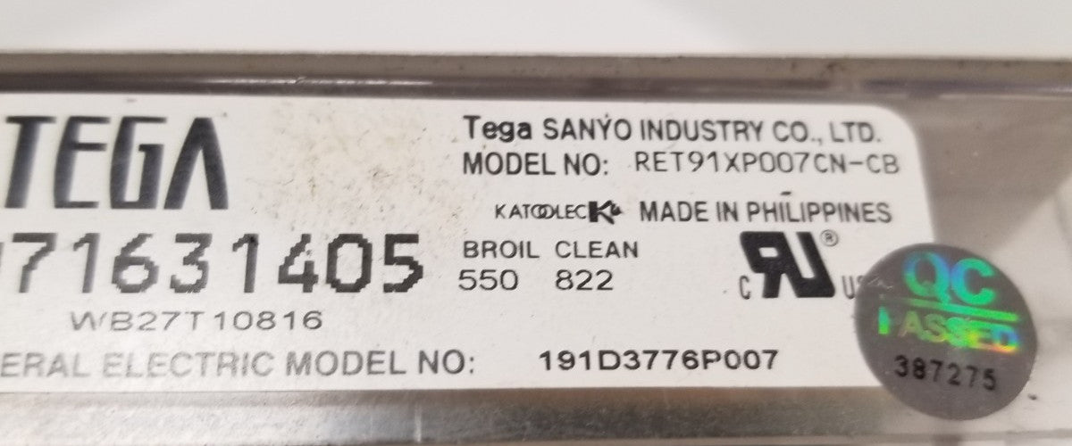 OEM Replacement for GE Oven Control 191D3776P007 WB27T10816