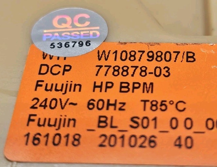 OEM Replacement for Whirlpool Dryer Control W10879807