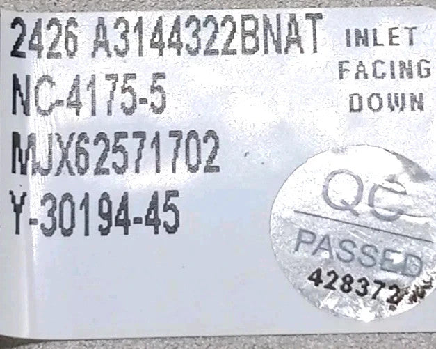 Replacement for LG Range Oven Gas Valve MJX62571702 1- Yr