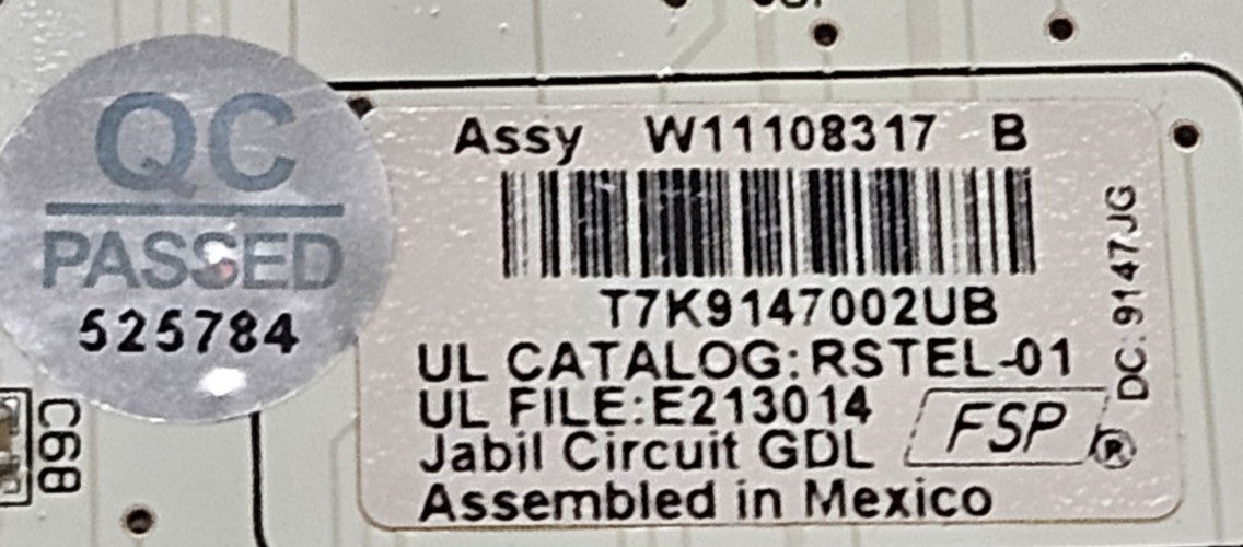 OEM Replacement for KitchenAid Fridge Control W11108317