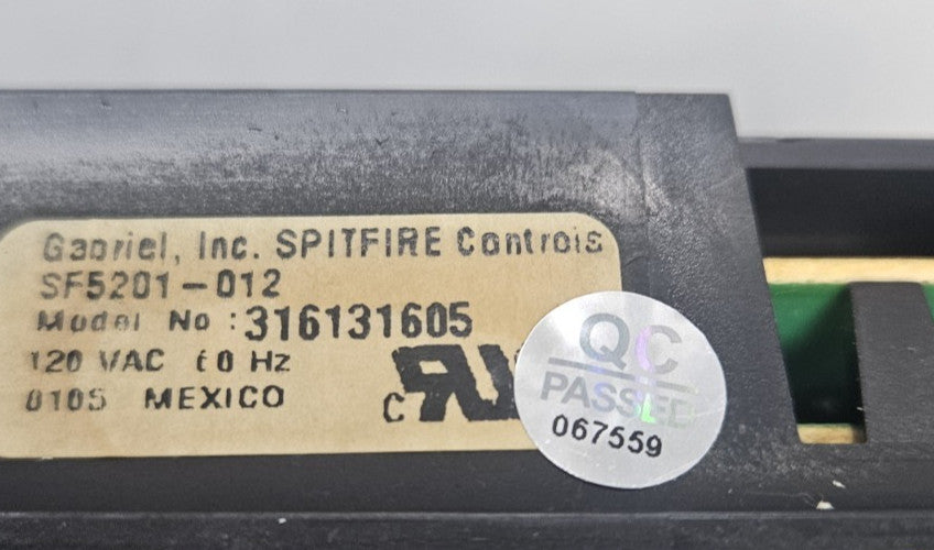 OEM Replacement for Frigidaire Range Control 316131605