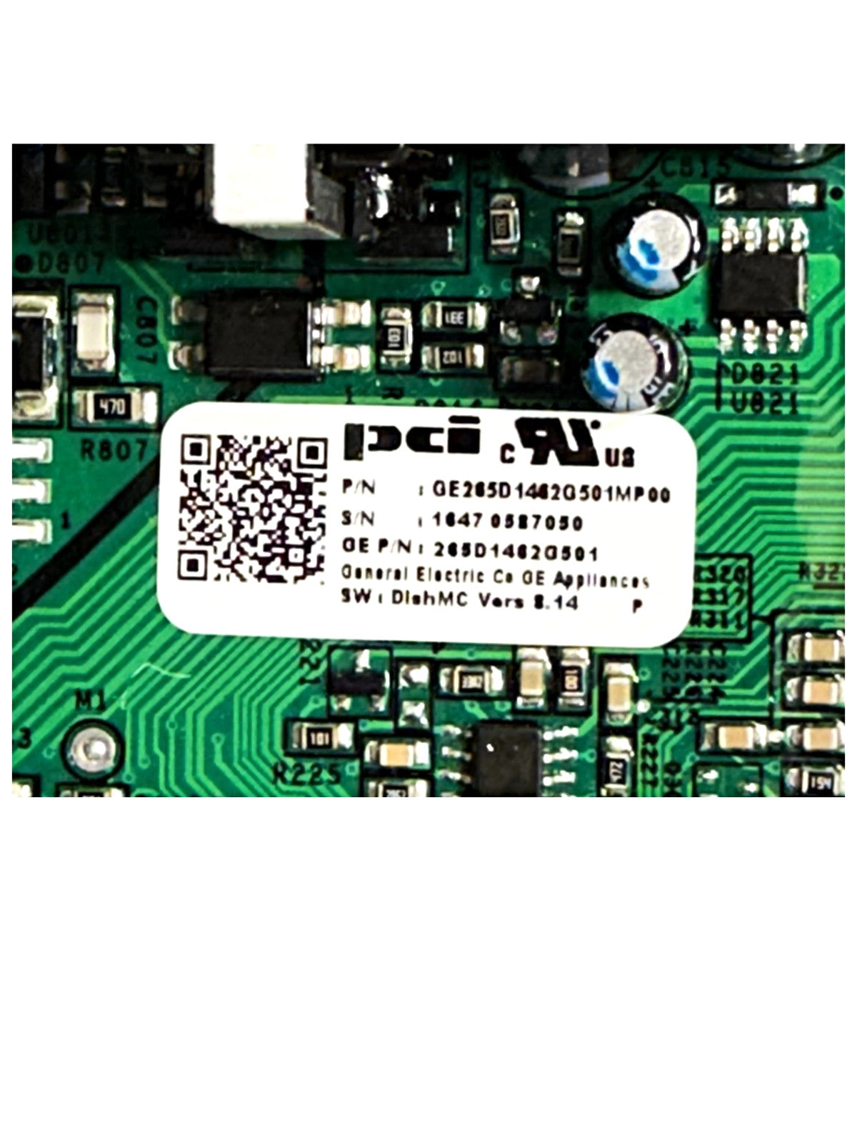OEM Replacement for GE Dishwasher Control 265D1462G501