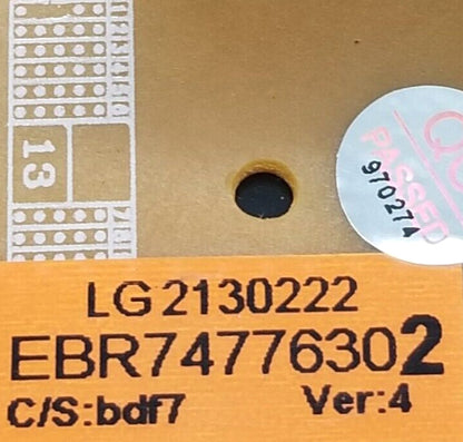 OEM Replacement for LG Washer Control Board EBR74776302