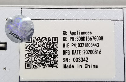 OEM Replacement for GE Dryer Control  308D1567G008